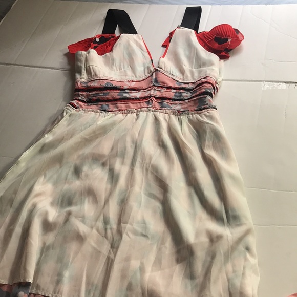 LEA COLLECTION CLASSIC Cold Shoulder Floral Dress - Picture 12 of 13